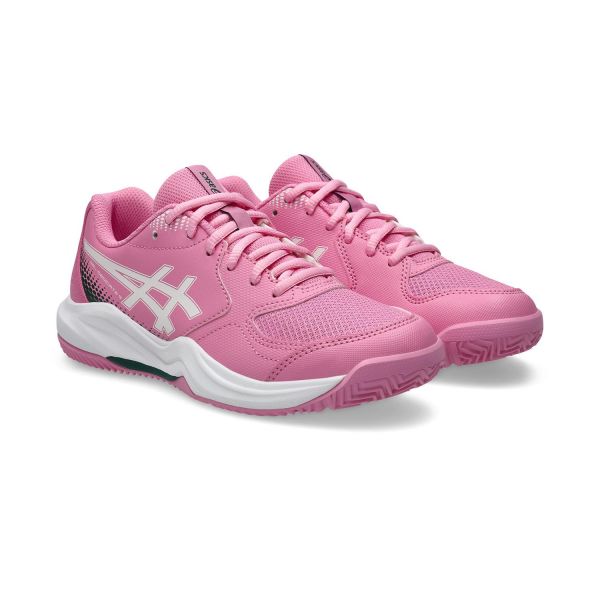 Кросівки дитячі для тенісу Asics Gel-Dedicate 9 Padel Dragon Fruit/Soft Yellow