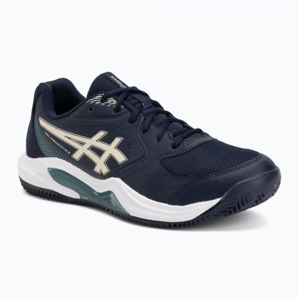 Кросівки чоловічі для тенісу Asics Gel-Dedicate 9 clay Midnight/Oatmeal