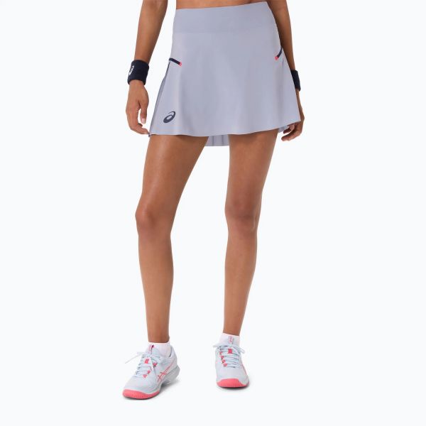 Спідниця тенісна жіноча Asics Match Pleat skirt grey blue