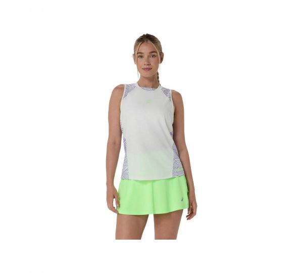 Жіноча тенісна майка Asics Padel Court All Over Print Tank cream / amethyst