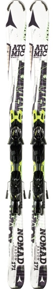 Лижі Atomic RADON ARC white/yellow & кріплення XTO 12