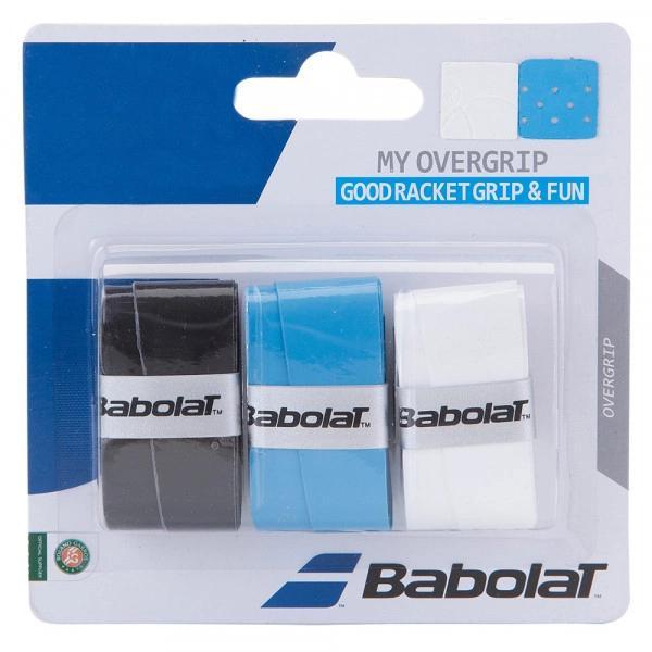 Намотка Babolat My overgrip X 3 black/blue/white