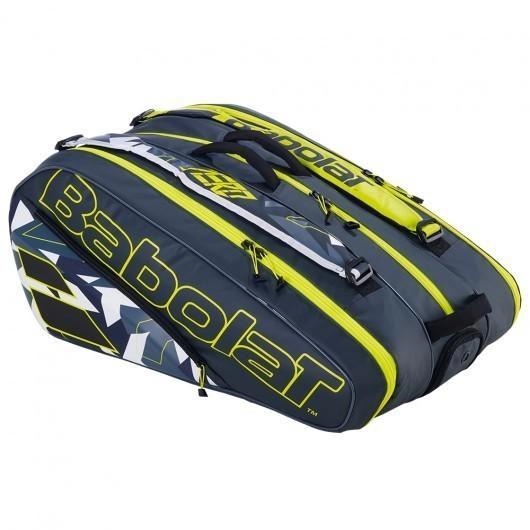 Чохол тенісний Babolat RH X 12 Pure Aero GREY/YELLOW/WHITE
