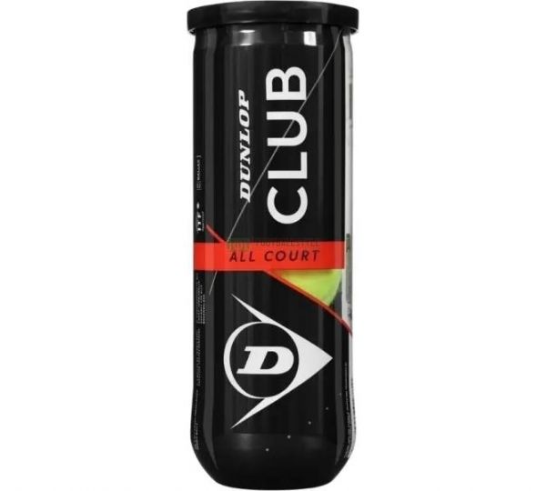 М'ячі для тенісу Dunlop CLUB all court 3B пластик банка