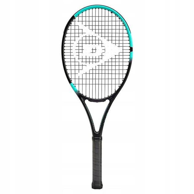 Ракетка Dunlop TEAM 260 грам black/green no cover Gr1 графіт