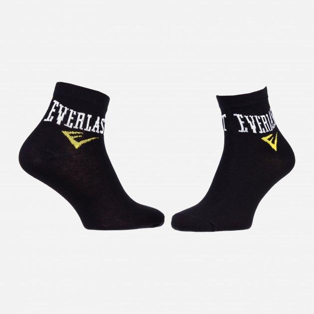 Шкарпетки EVERLAST QUARTER SOCKS 3 PAIR чорний Уні