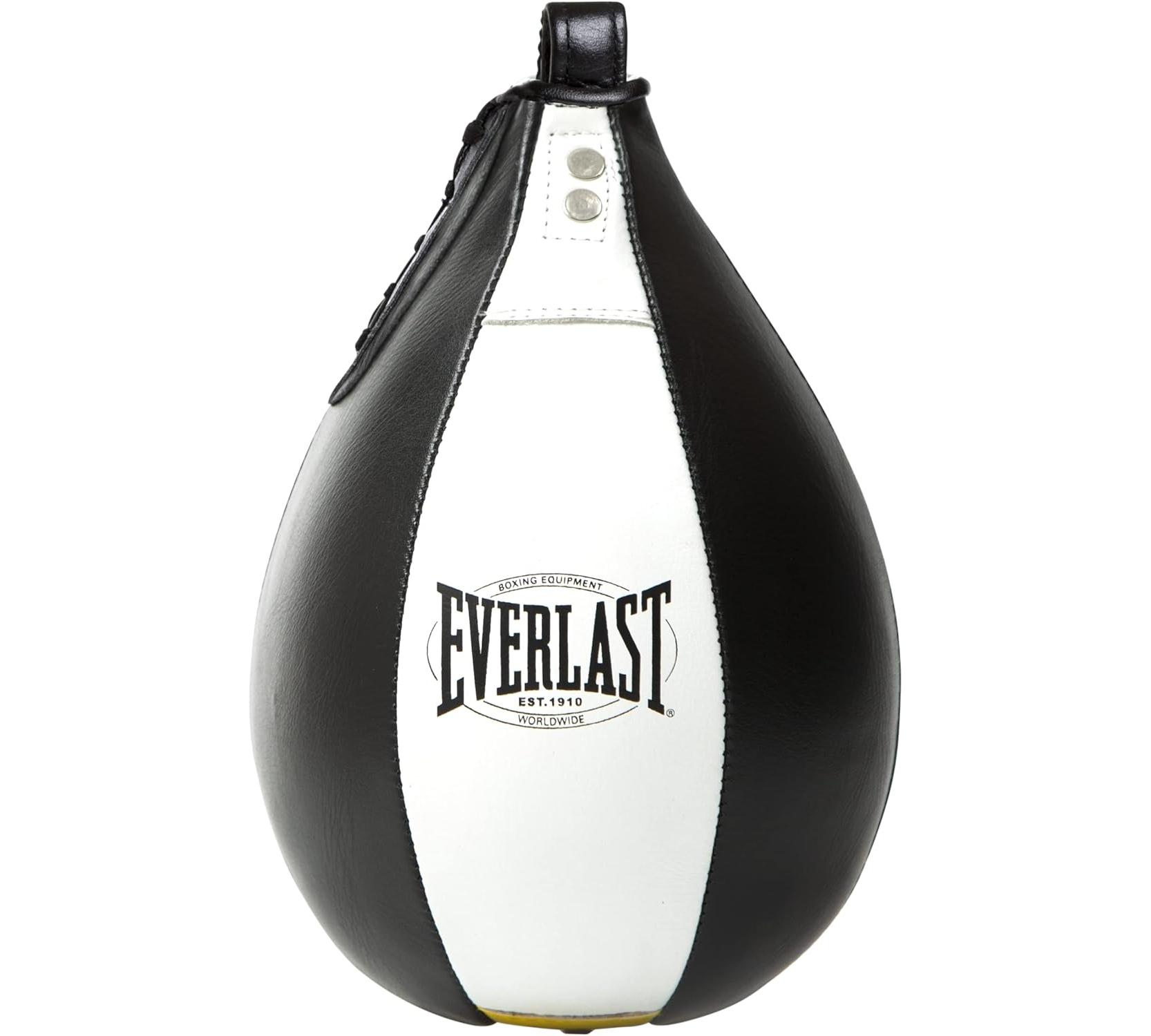 Боксерська груша Everlast 1910 SPEED BAG чорний, білий