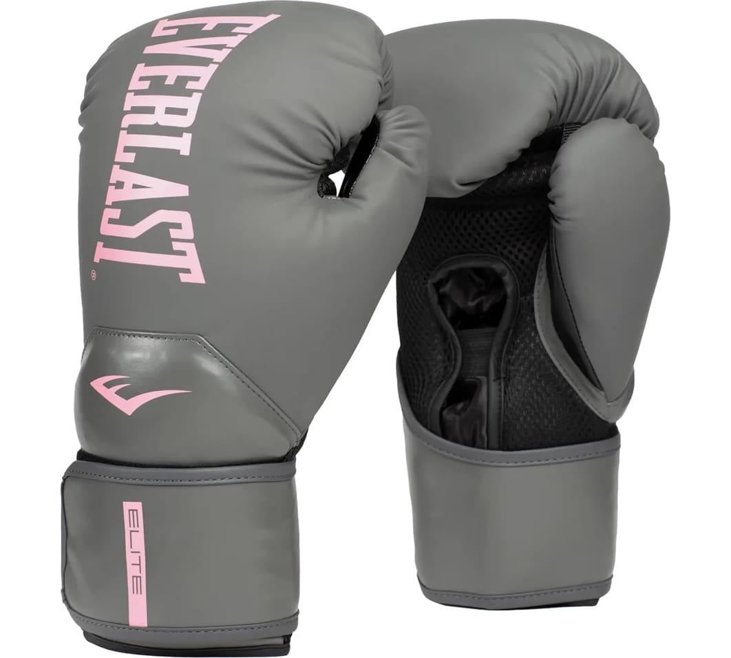 Боксерські рукавиці Everlast ELITE 2 BOXING GLOVES сірий, рожевий Уні