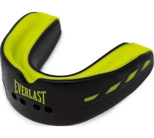 Капа для боксу Everlast EVERSHIELD DOUBLE MOUTH GUARD чорний, зелений Уні