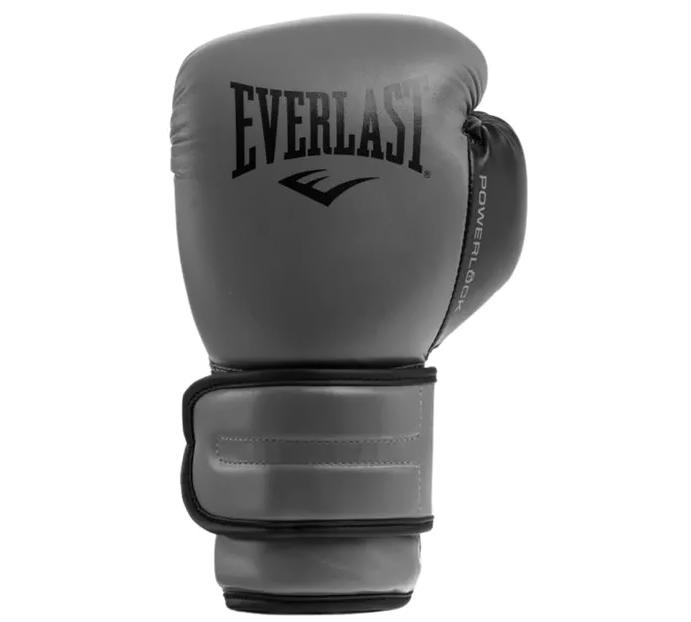 Боксерські рукавиці Everlast POWERLOCK 2R TRAINING GLOVE сірий, чорний Уні