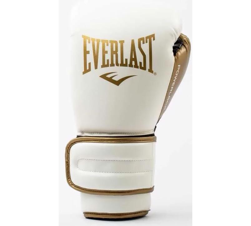 Боксерські рукавиці Everlast POWERLOCK 2R TRAINING GLOVE білий, золотий