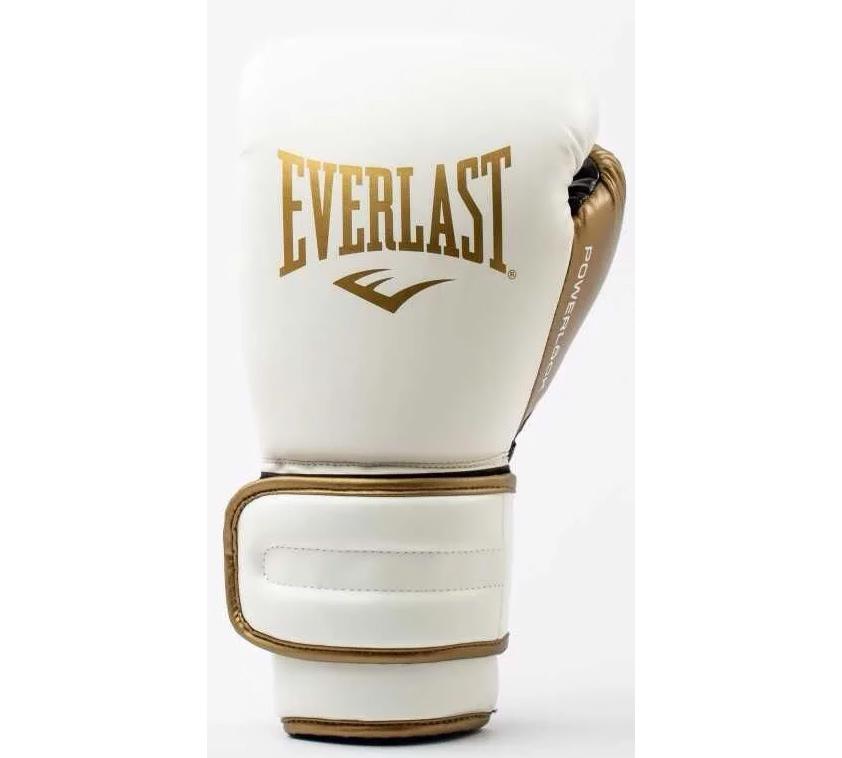 Боксерські рукавиці Everlast POWERLOCK 2R TRAINING GLOVE білий, золот