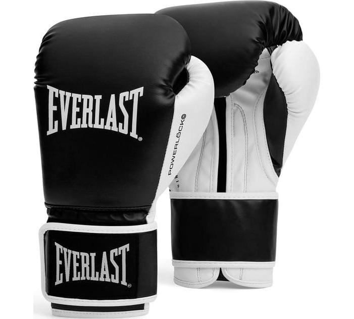 Боксерські рукавиці Everlast POWERLOCK OG TRAINING GLOVES чорний, білий Уні