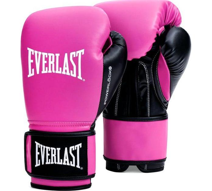 Боксерські рукавиці Everlast POWERLOCK OG TRAINING GLOVES рожевий, чорний Уні