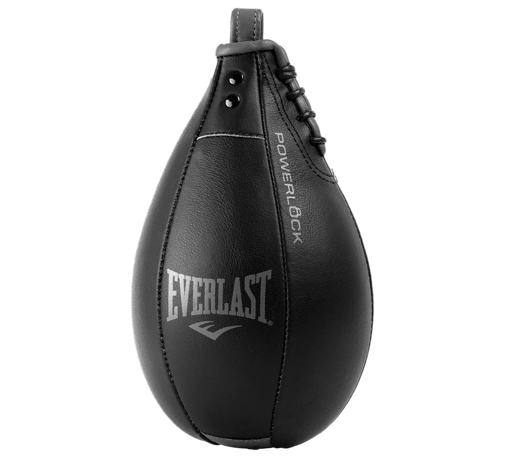 Боксерська груша Everlast POWERLOCK SPEED BAG чорний
