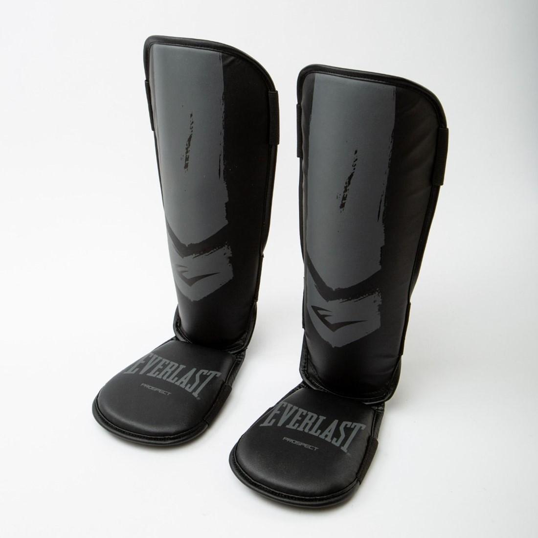 Захист ніг Everlast PROESPECT YOUTH SHIN GUARDS чорний, сірий Діт S/M