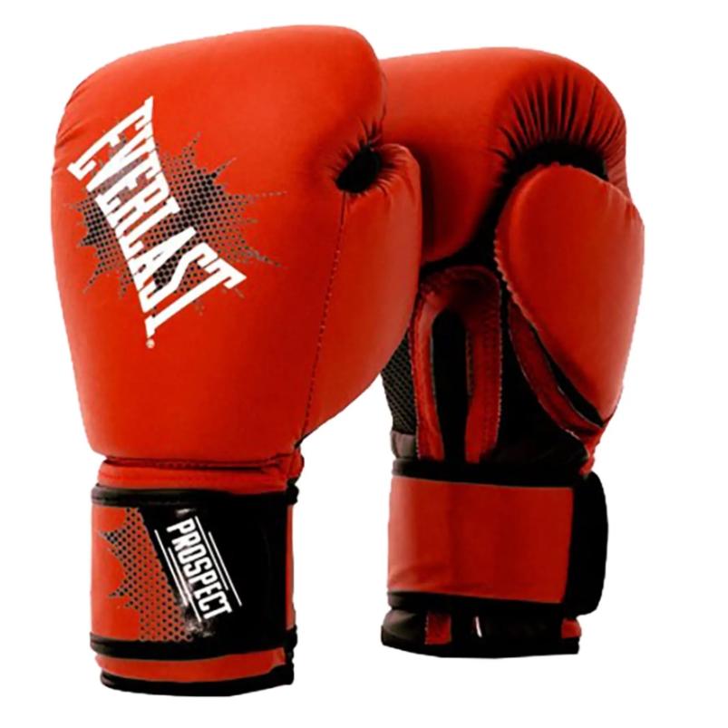 Боксерські рукавиці Everlast PROSPECT GLOVES червоний, чорний Діт 8  унцій