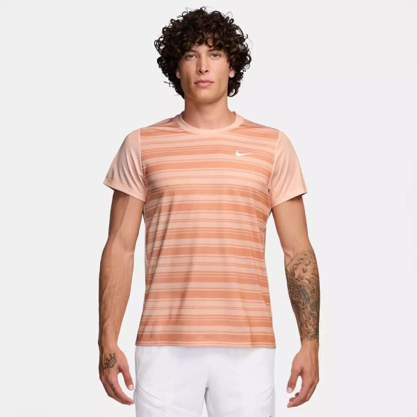 Чоловіча тенісна футболка Nike Victory Washed Coral/White