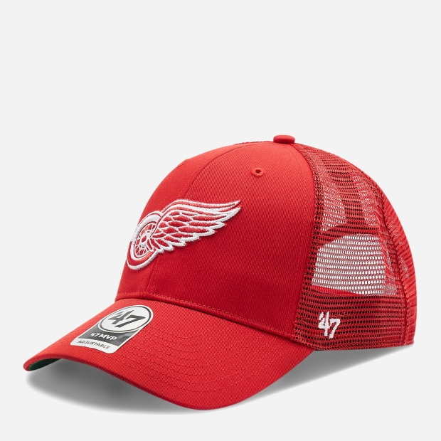 Кепка-тракер 47 Brand DETROIT RED WINGS RED BRANSON червоний, зелений Уні