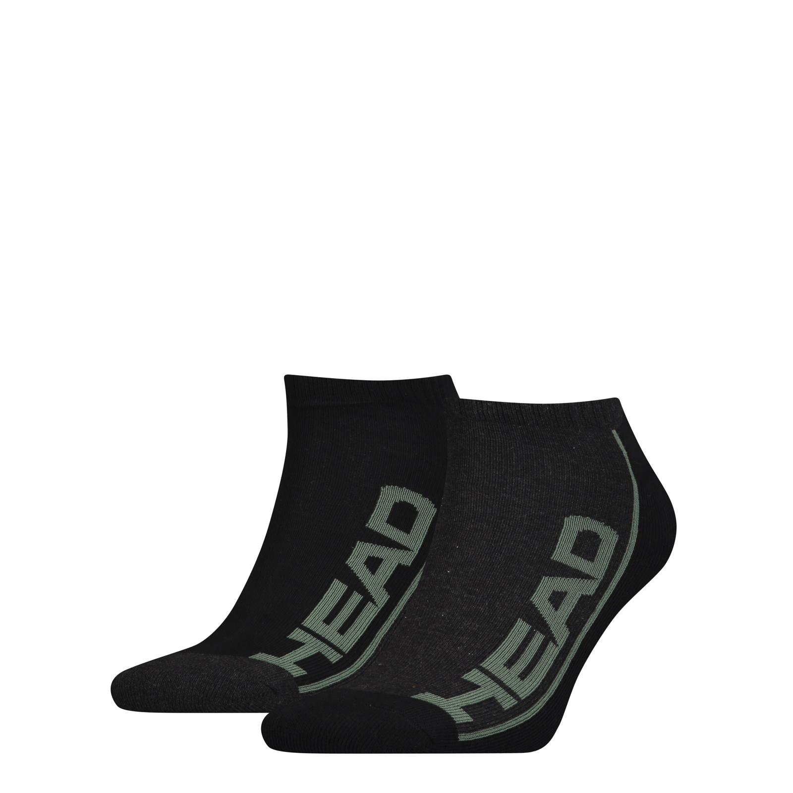 Шкарпетки Head PERFORMANCE SNEAKER 2PPK UNISEX зелений, чорний Уні