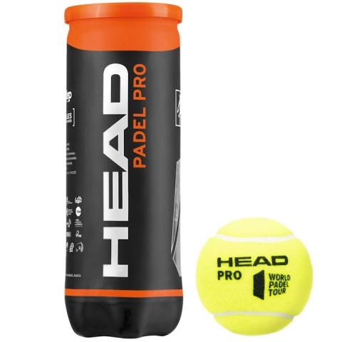 М'ячі для падел тенісу Head Padel pro 3B