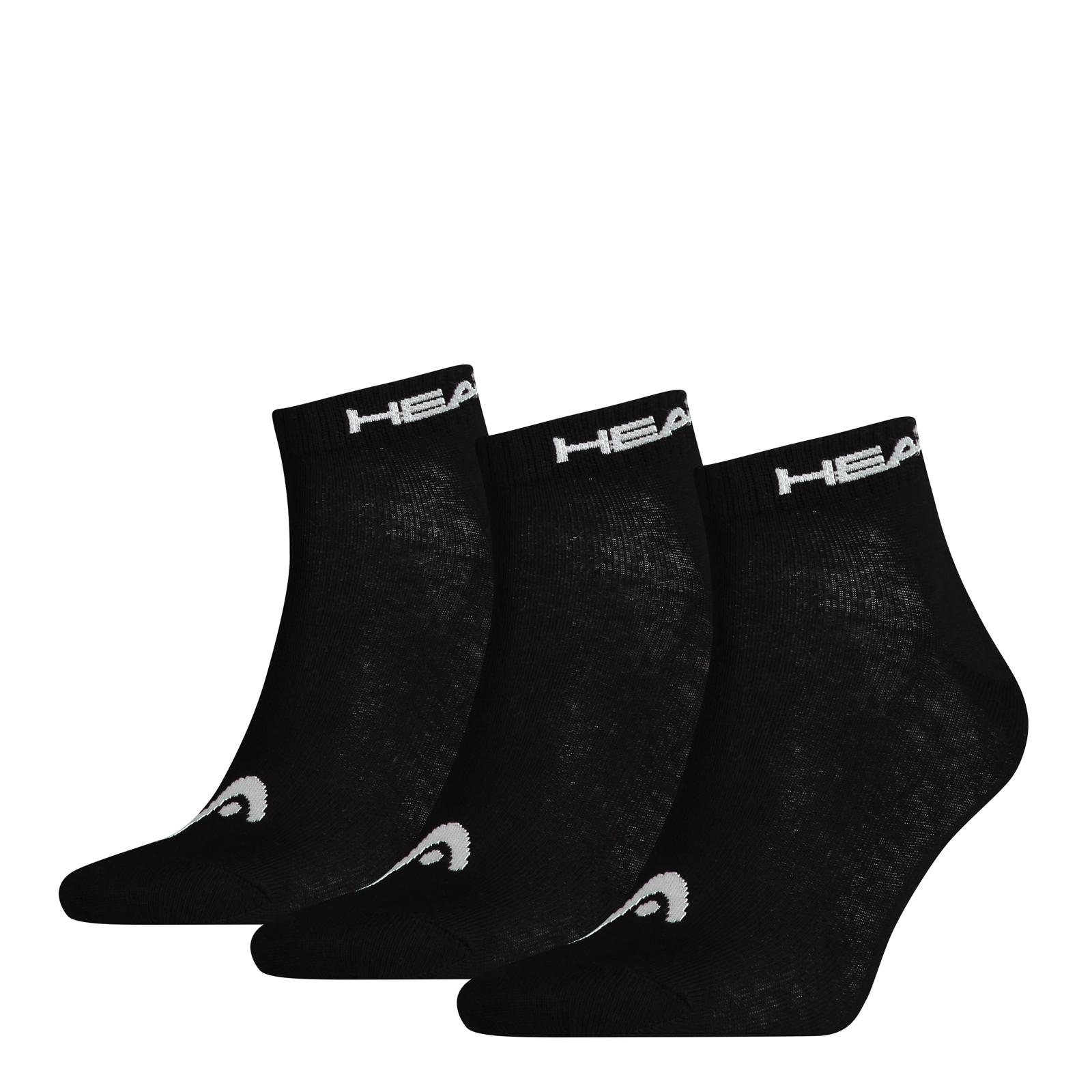Шкарпетки Head QUARTER 3P UNISEX чорний Уні