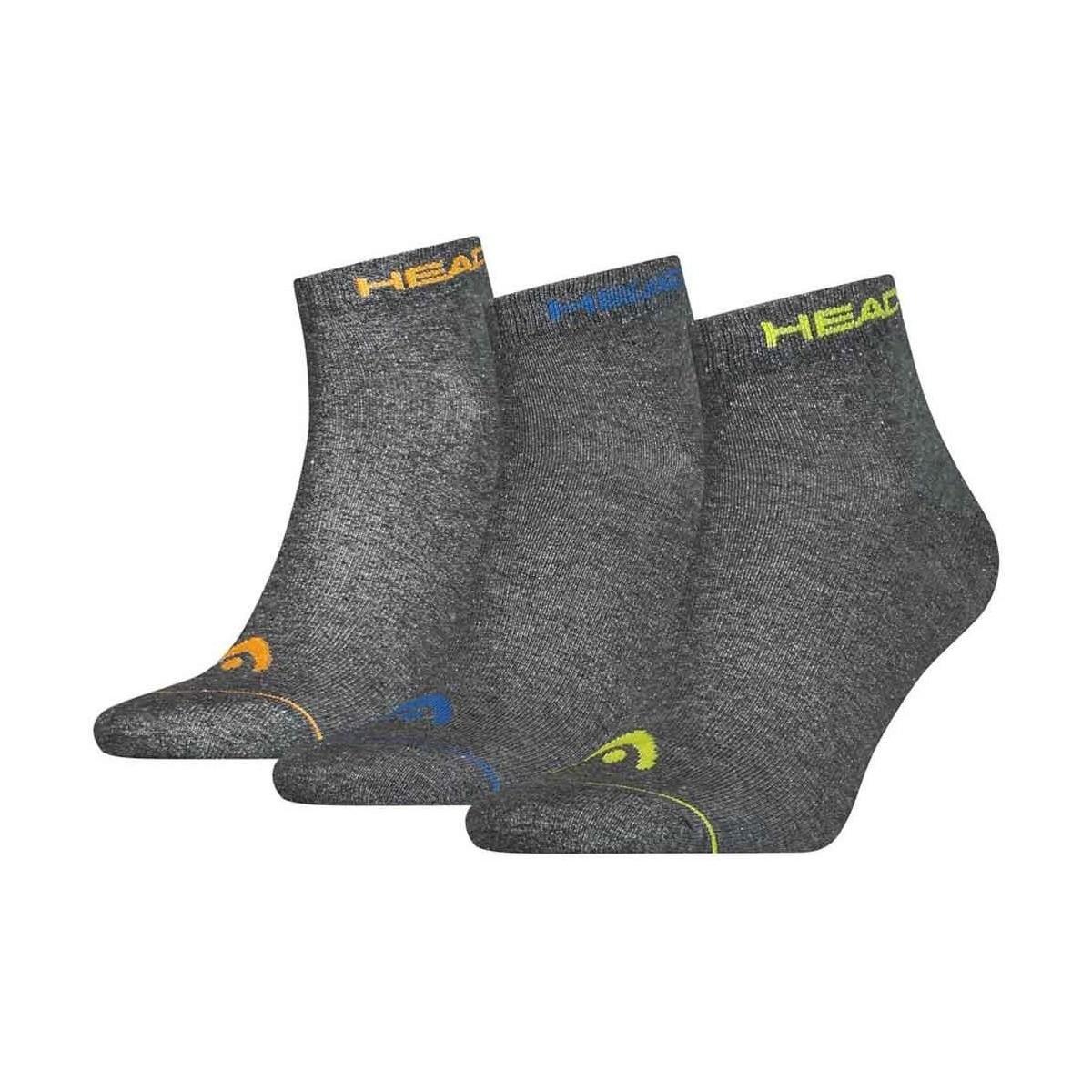 Шкарпетки Head QUARTER 3PPK UNISEX темно-сірий Уні