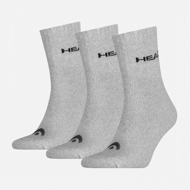 Шкарпетки Head SHORT CREW 3P UNISEX сірий Уні