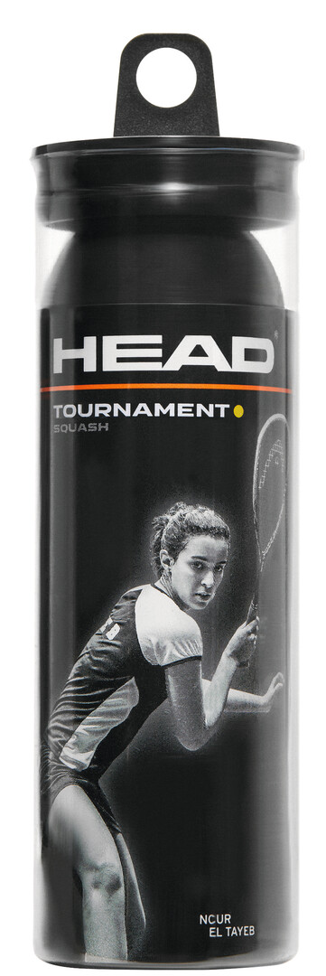 М'ячі сквош Head Squash 3-Ball Tube TOURNAMENT (SYD)