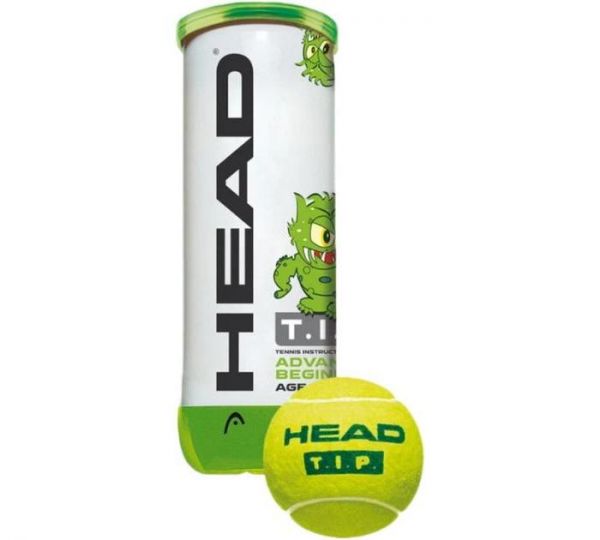 М'ячі для тенісу Head TIP Green 3B банка