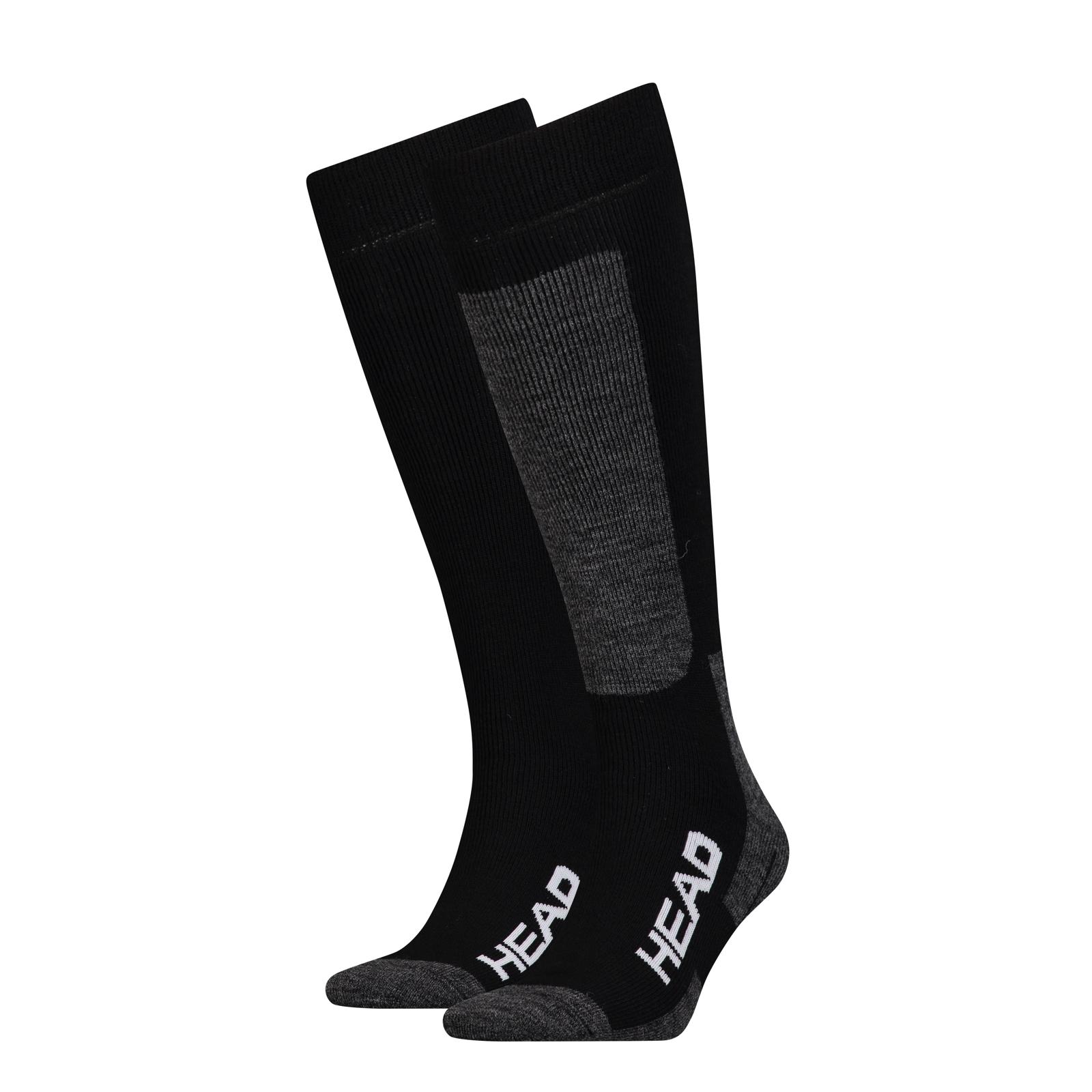 Шкарпетки гірськолижні Head UNISEX SKI KNEEHIGH 2PPK чорний, білий Уні