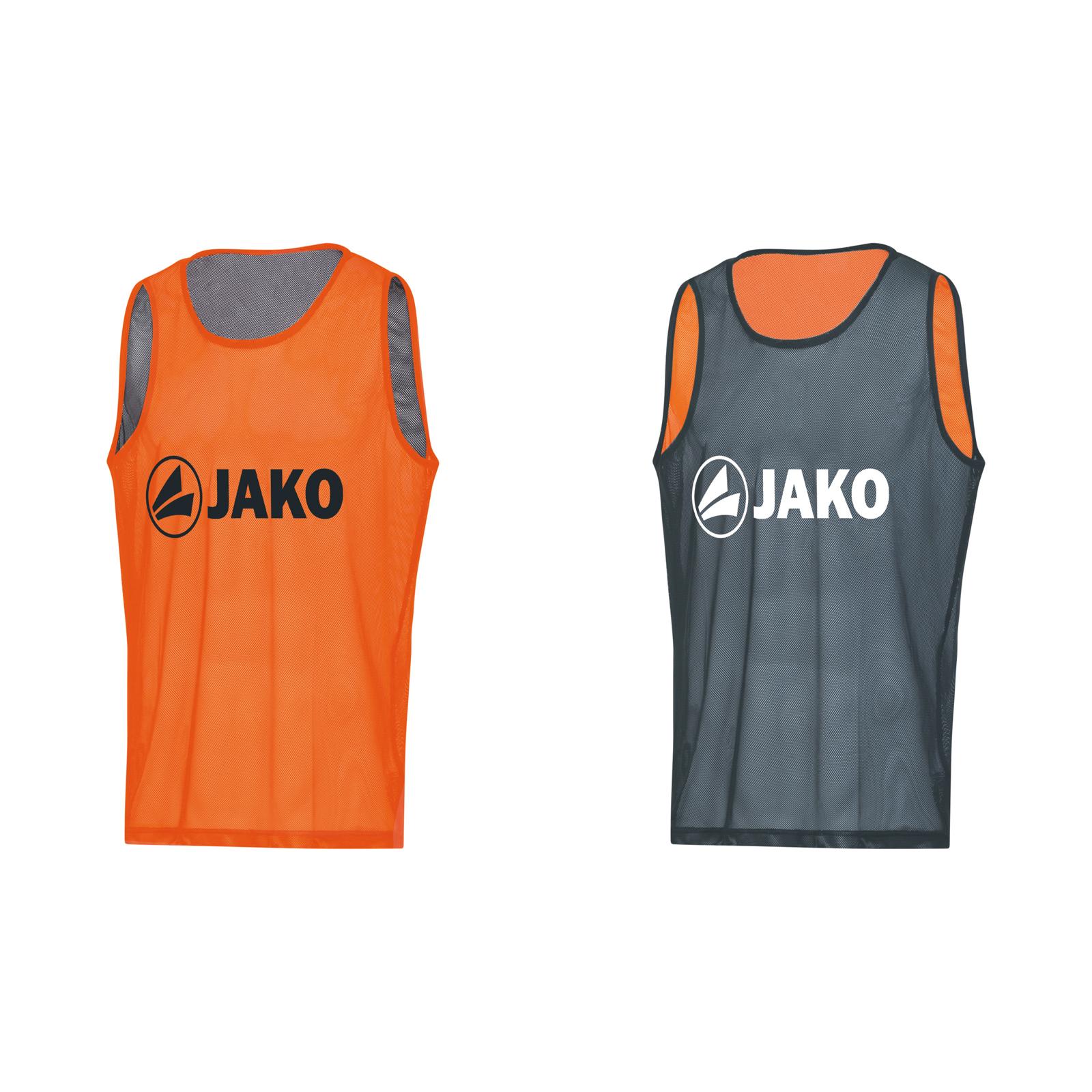Манішка двостороння дитяча Jako Reverse оранжевий-сірий Діт 50х40см
