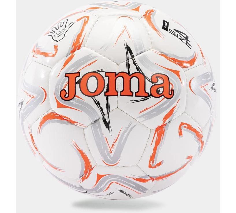 М'яч футбольний Joma EGEO II білий, кораловий Уні