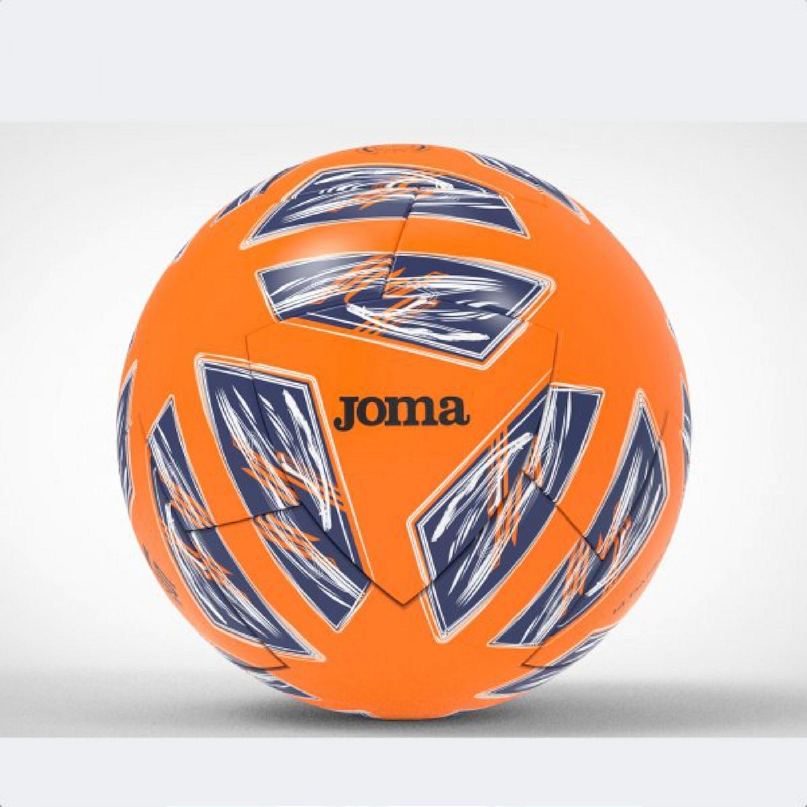 М'яч футбольний Joma EVOLUTION III помаранчево-синій Уні