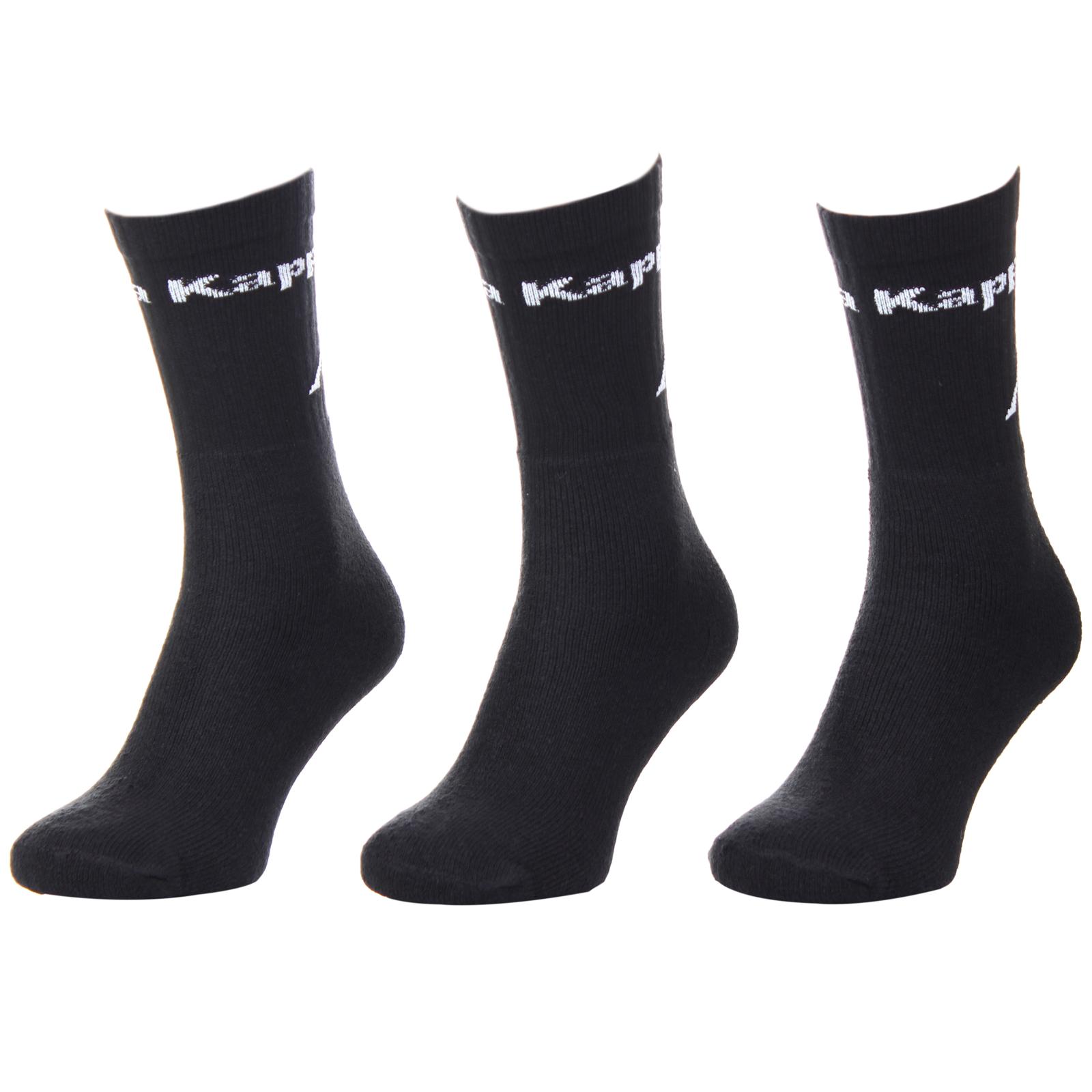 Шкарпетки Kappa Socks Logo Saboya 3PPK чорний Уні