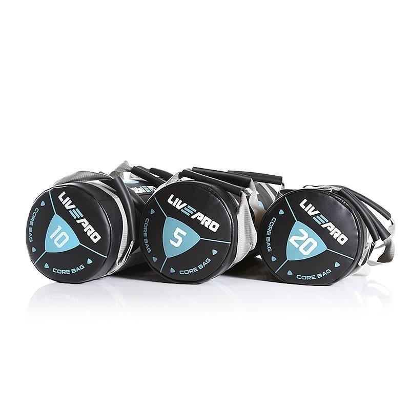 Мішок для кросфіту LivePro POWER BAG чорний, сірий Уни 5кг