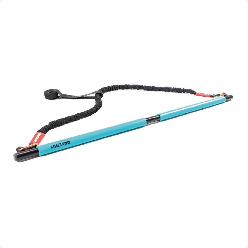 Тренажер для функціонального LivePro тренінгу RESISTANCE BAR SET блакитний, чорний Уни 110x2.5см