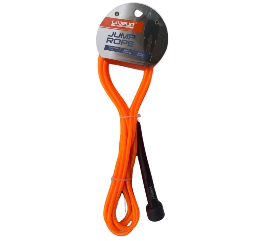 Скакалка LiveUP LiveUp JUMP ROPE чорний, помаранчевий Уні