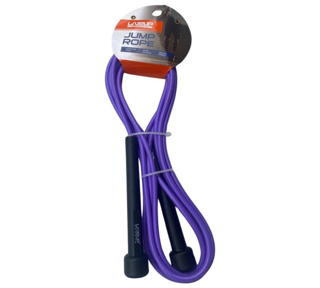 Скакалка LiveUP LiveUp JUMP ROPE чорний, фіолетовий Уні