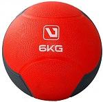 Медбол LiveUP MEDICINE BALL червоний, чорний Уни