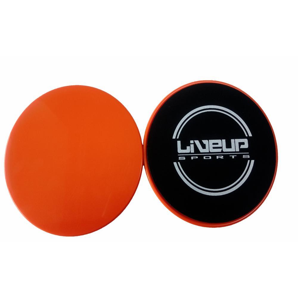 Диски для ковзання LiveUp SLIDING DISC чорний Уни 20.4x23.5см