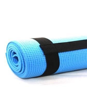 Переноска для йога LiveUp килимка YOGA STRAP чорний Уни 72см