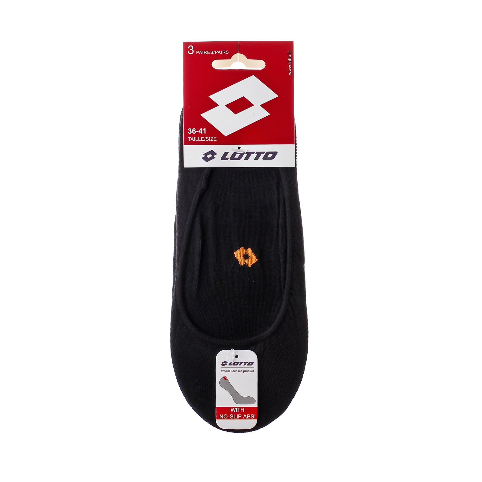 Шкарпетки Lotto 3-pack чорний, оранжевий, салатовий Жін
