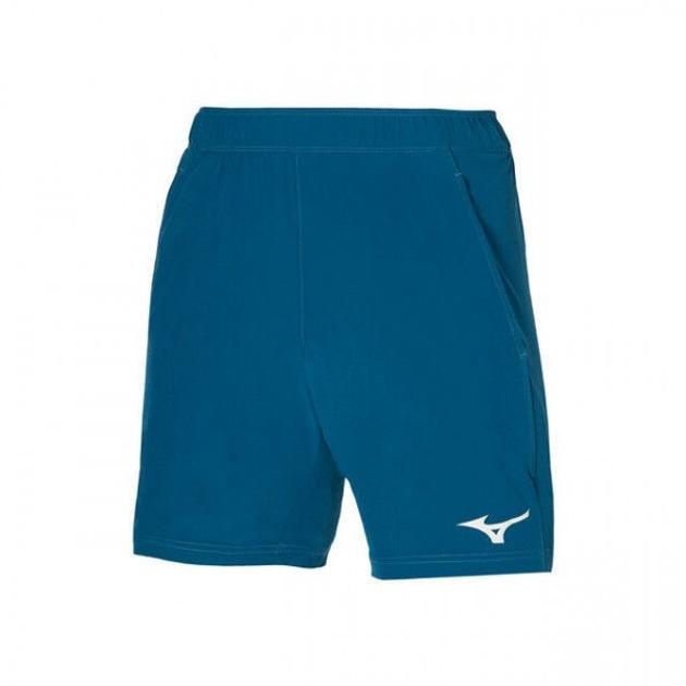 Чоловічі тенісні шорти Mizuno 8" Flex Moroccan Blue