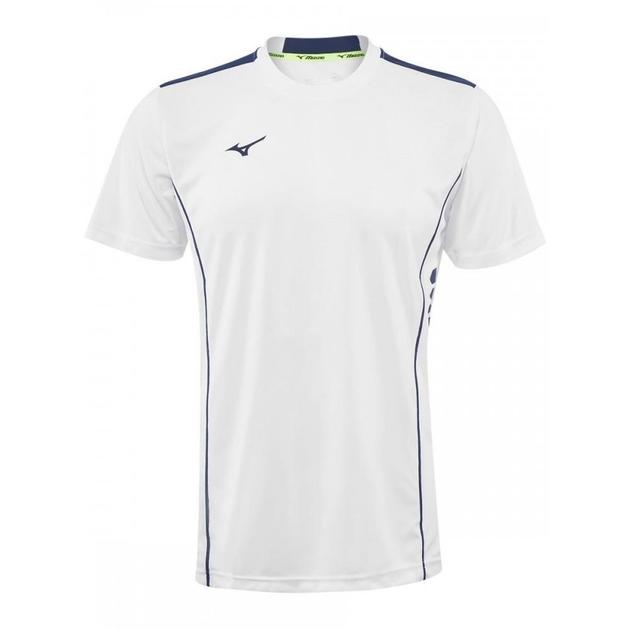 Чоловіче поло Mizuno Hex Rect White/Black