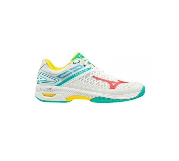 Кросівки чол. MIZUNO WAVE EXCEED TOUR4 CC WHITE/RED/GREEN