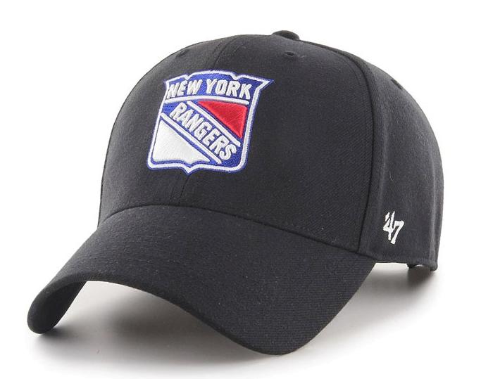 Кепка MVP 47 Brand NHL NEW YORK RANGERS чорний, сірий Уні