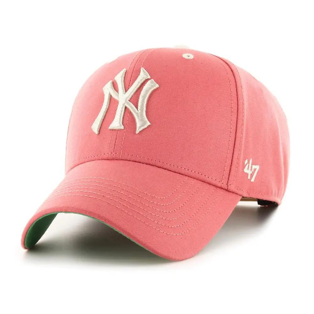 Кепка MVP 47 Brand NY YANKEES ROCKY темно-рожевий, зелений OSFA