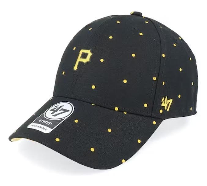 Кепка MVP 47 Brand PITTSBURGH PIRATES DOTTED чорний, жовтий Уні