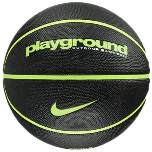 М'яч баскетбольний Nike EVERYDAY PLAYGROUND 8P DEFLATED BLACK/VOLT/VOLT розмір 7